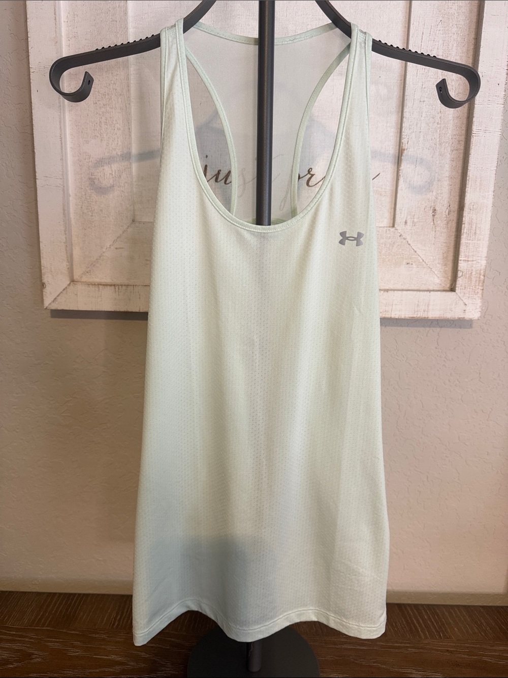 Under Armour Pale Mint Racerback Athletic Tank
